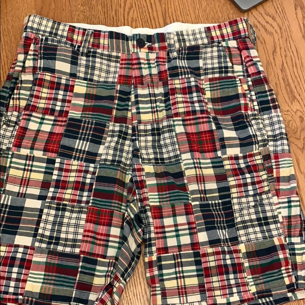 NWOT Men’s J.Crew madras shorts
